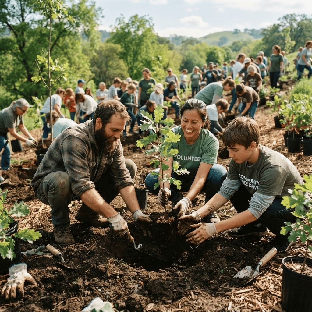 Green Canopy: 5,000 Saplings for a Cooler Tomorrow